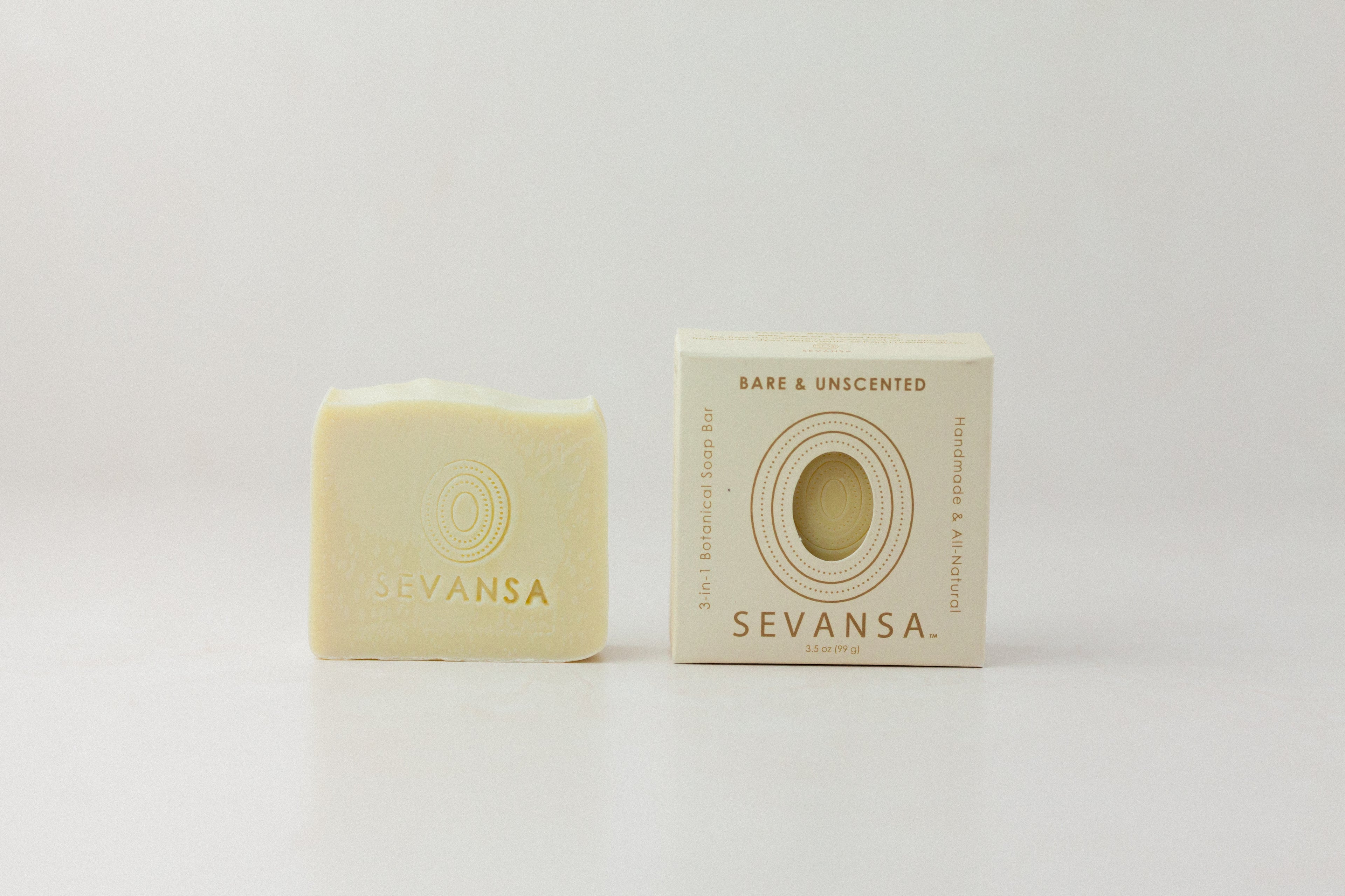 Bare & Unscented 3-in-1 Botanical Soap Bar