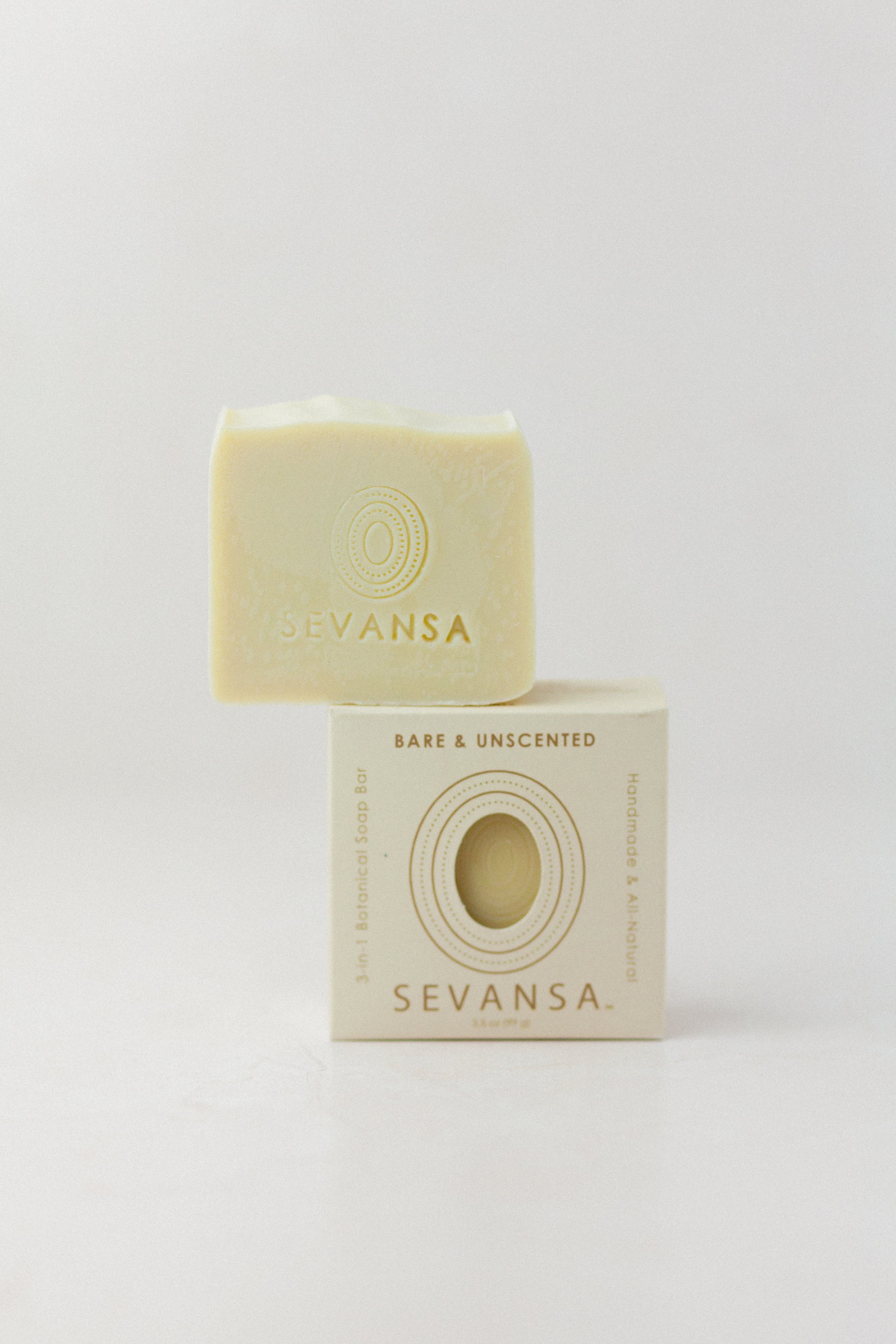 Bare & Unscented 3-in-1 Botanical Soap Bar