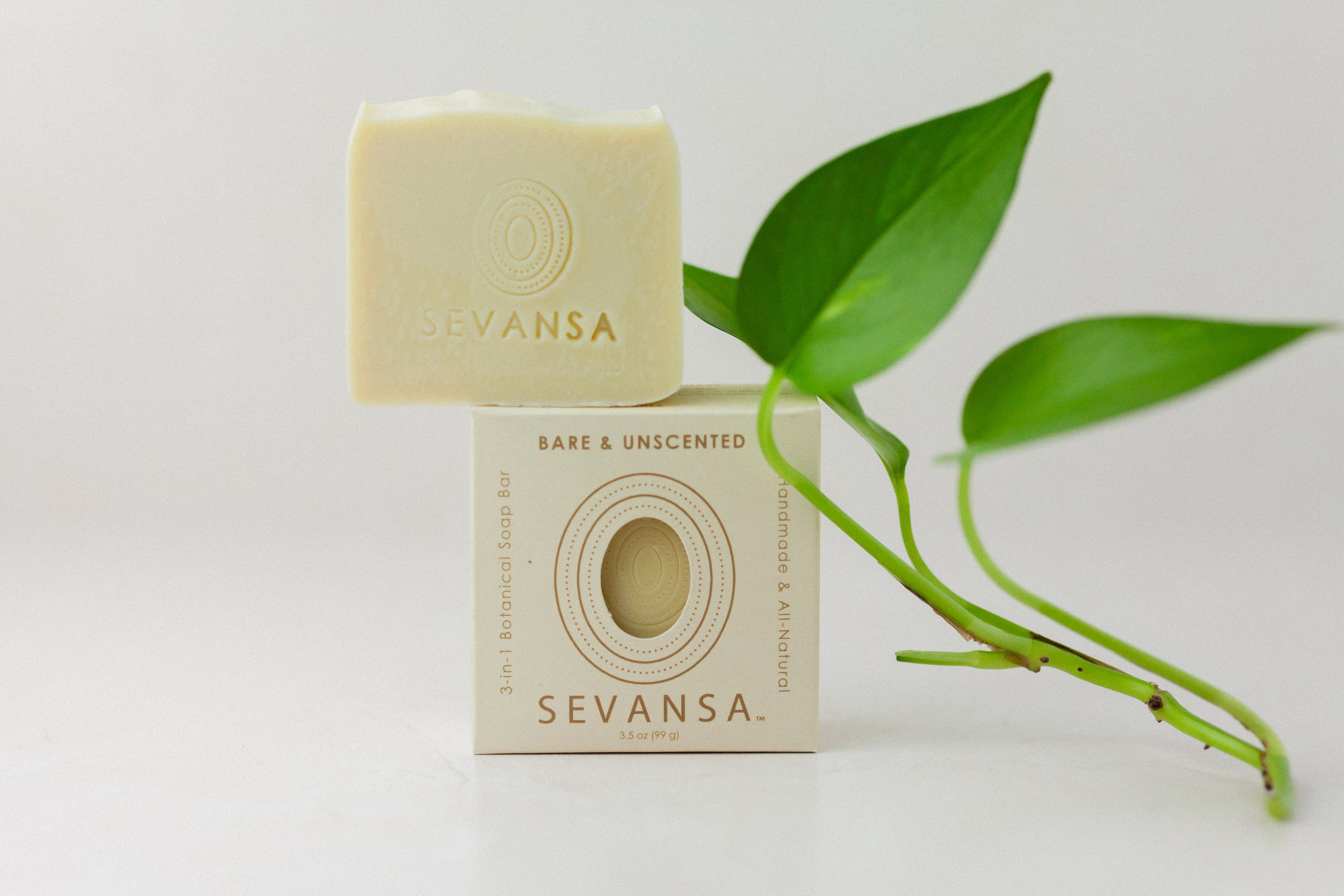 Bare & Unscented 3-in-1 Botanical Soap Bar