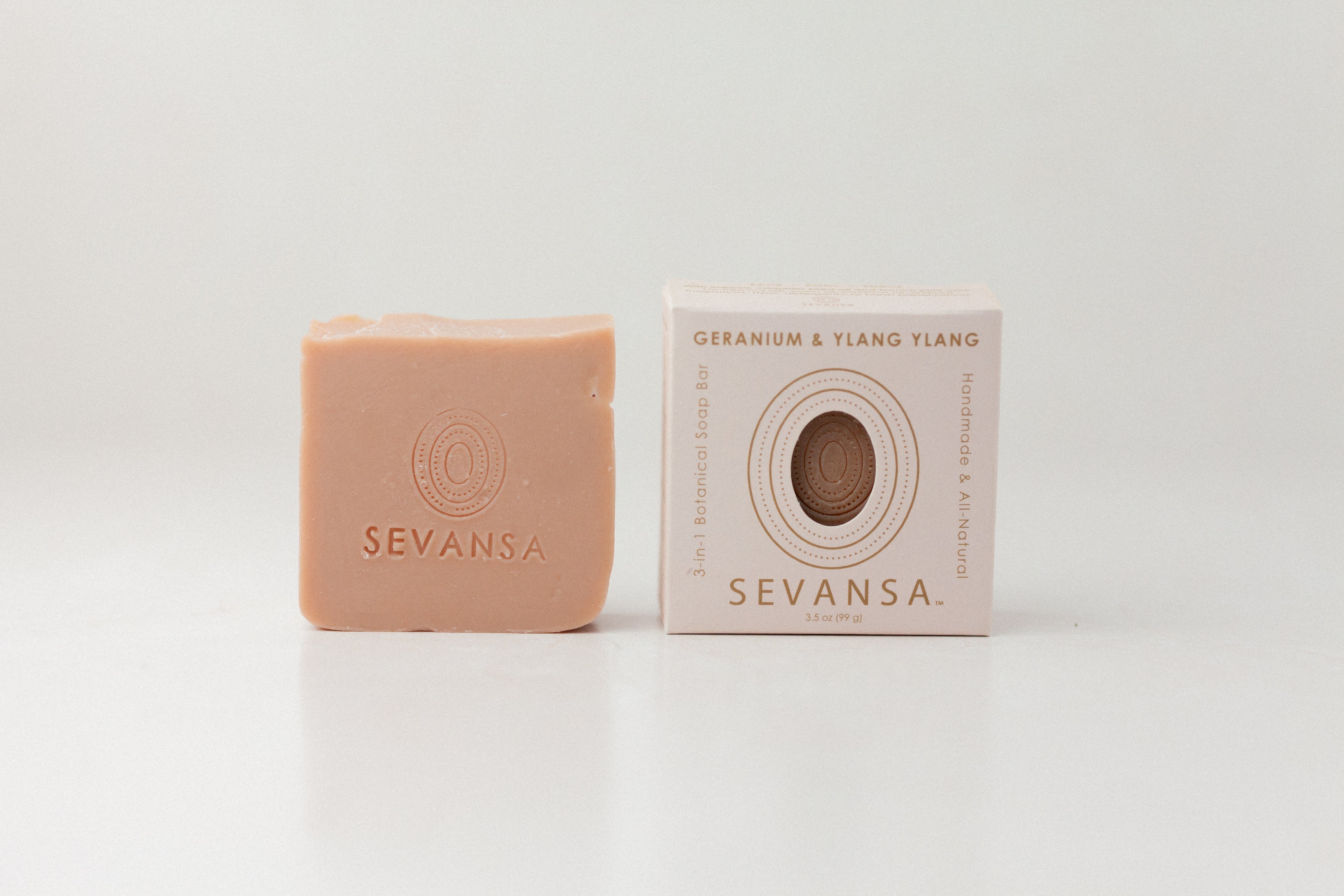 Geranium & Ylang Ylang 3-in-1 Botanical Soap Bar