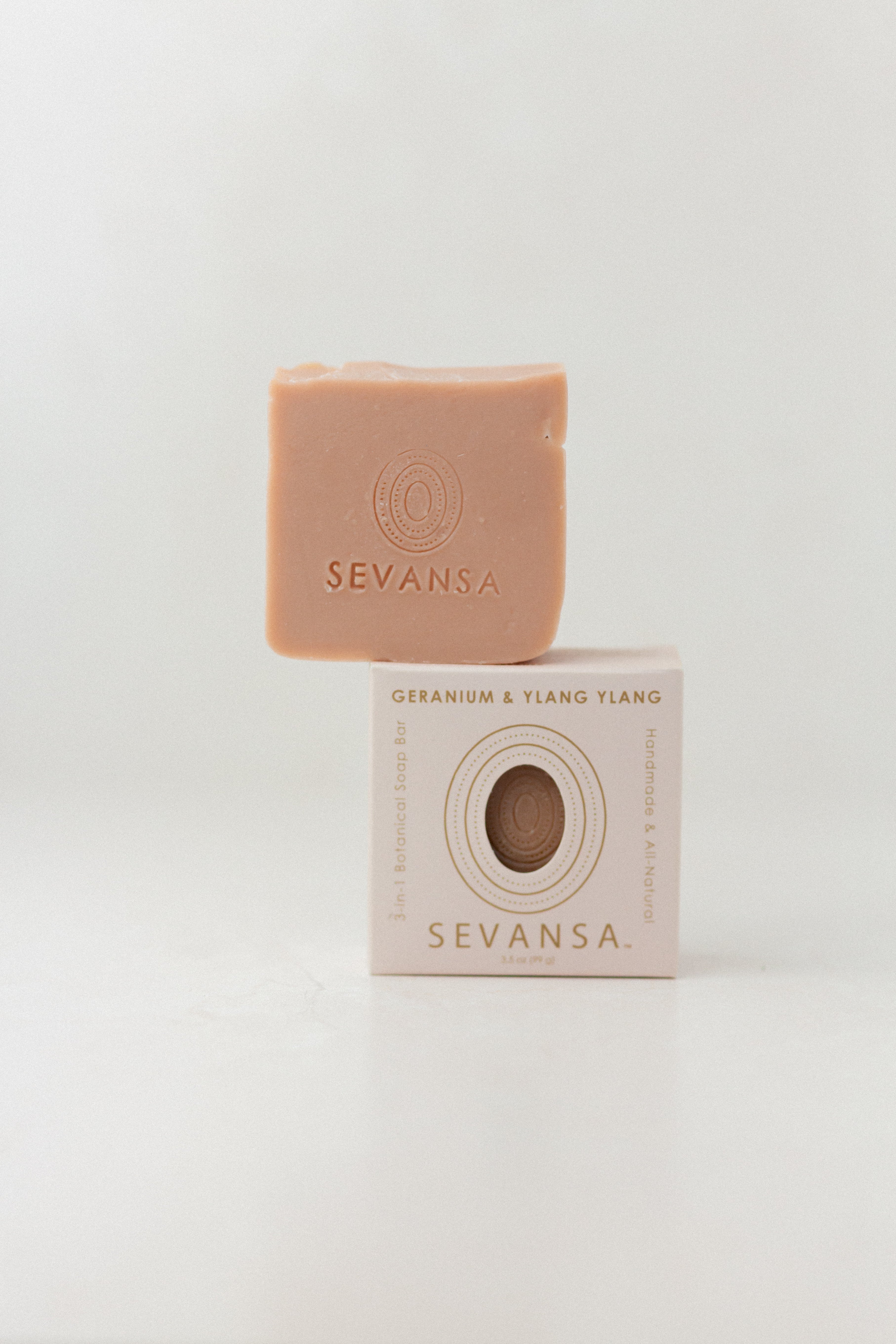 Geranium & Ylang Ylang 3-in-1 Botanical Soap Bar