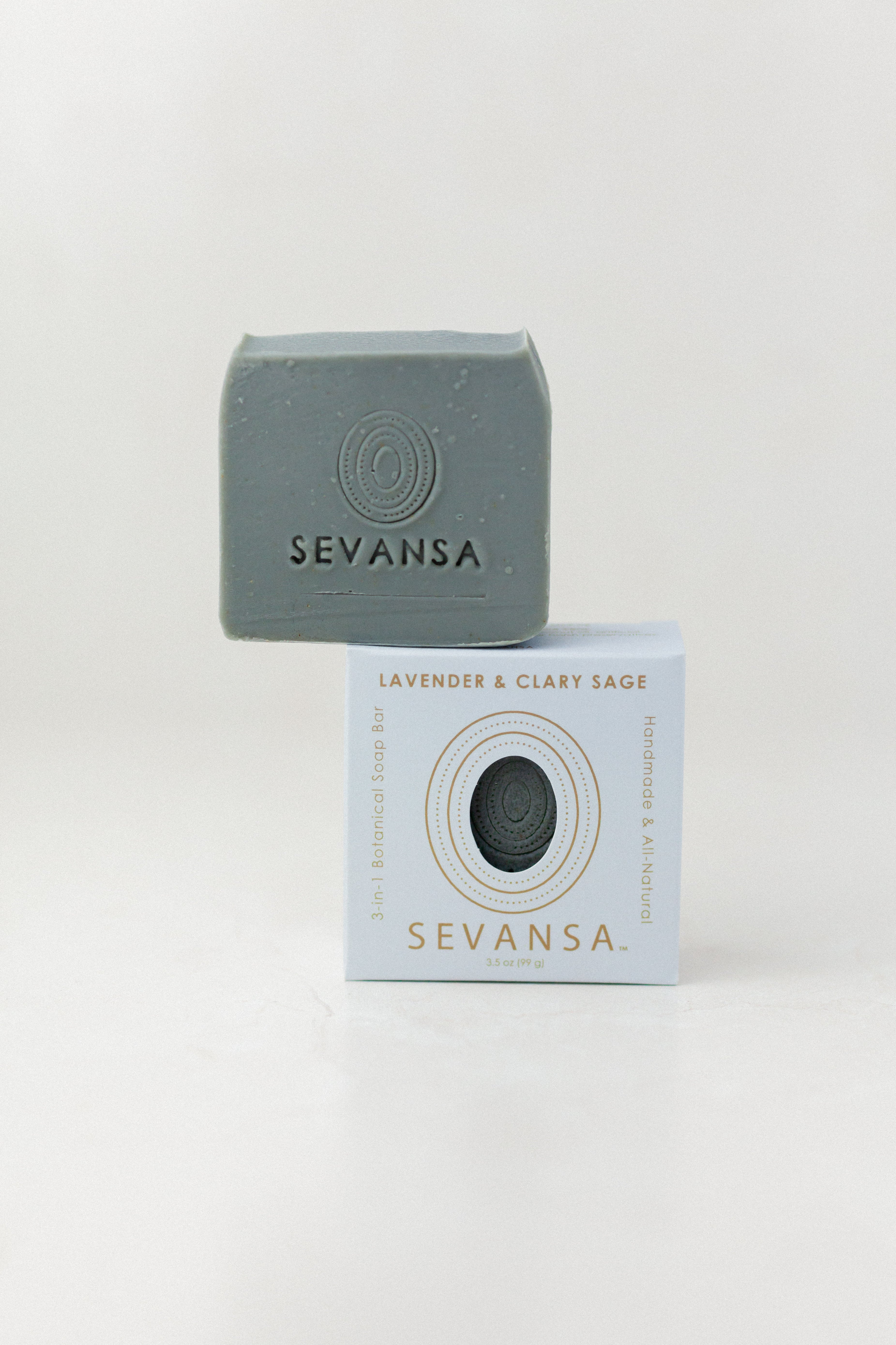 Lavender & Clary Sage 3-in-1 Botanical Soap Bar